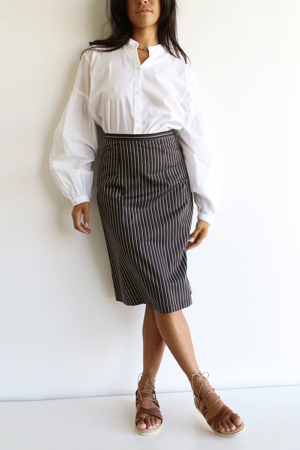 funkis preloved stripe skirt
