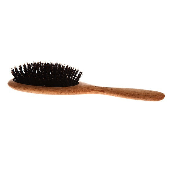 iris hairbrush oval wood