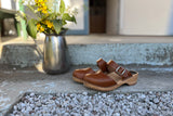 Anita clog low cognac