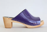 967 tove clog high purple patent