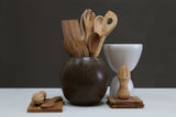 salad set oiled oak 32cm