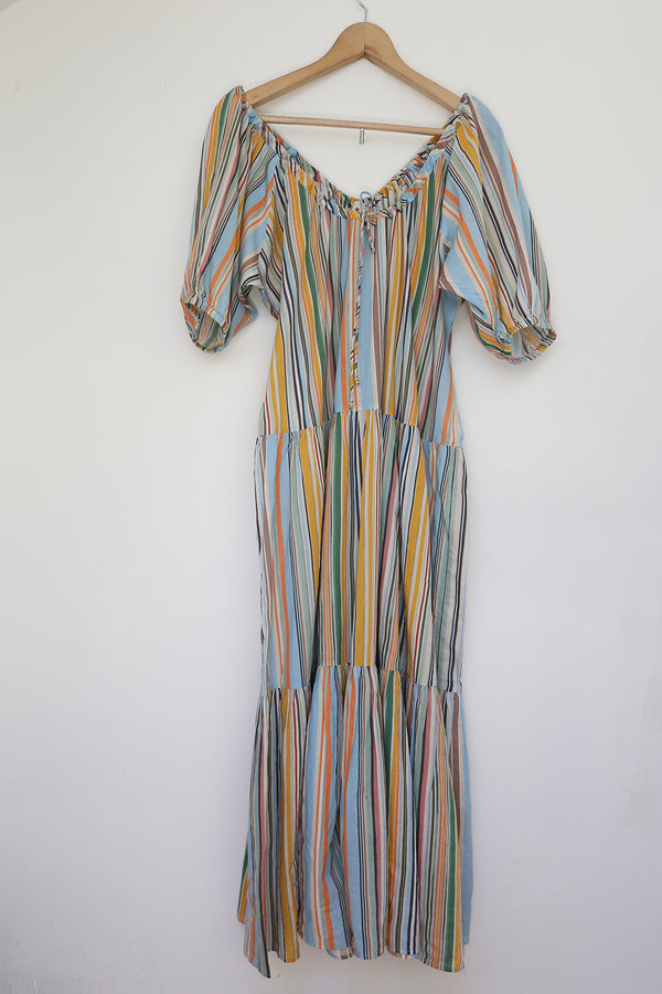 funkis preloved stripe dress one size