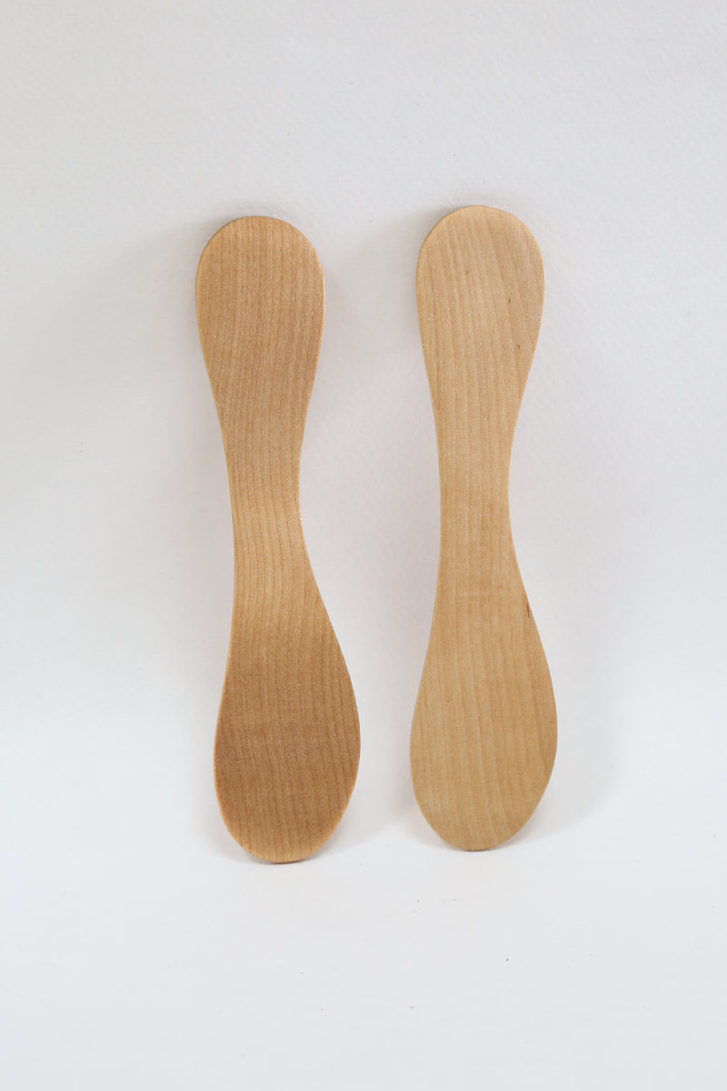 butter knife oiled beech set of 2