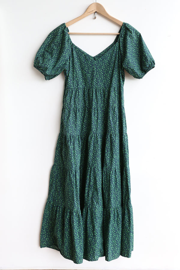 preloved cotton tier dress