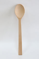 spoon round oiled beech 32 cm