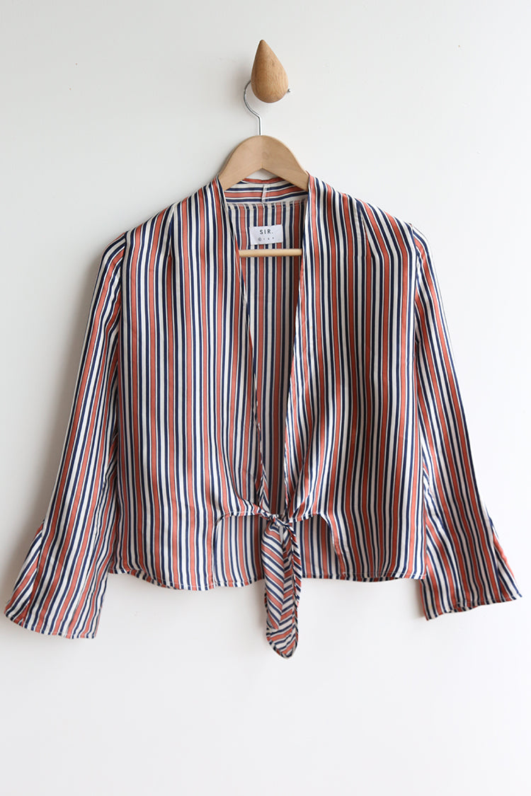 preloved stipe SIR top