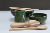 medium bowl green Pia Greenaway