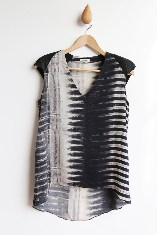 preloved Helmut Lang silk top size S