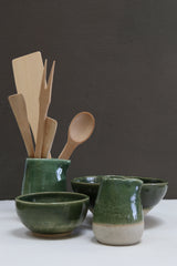 medium bowl green Pia Greenaway