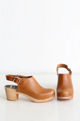 958 alma clog high dark cognac