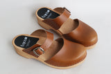Anita clog low cognac