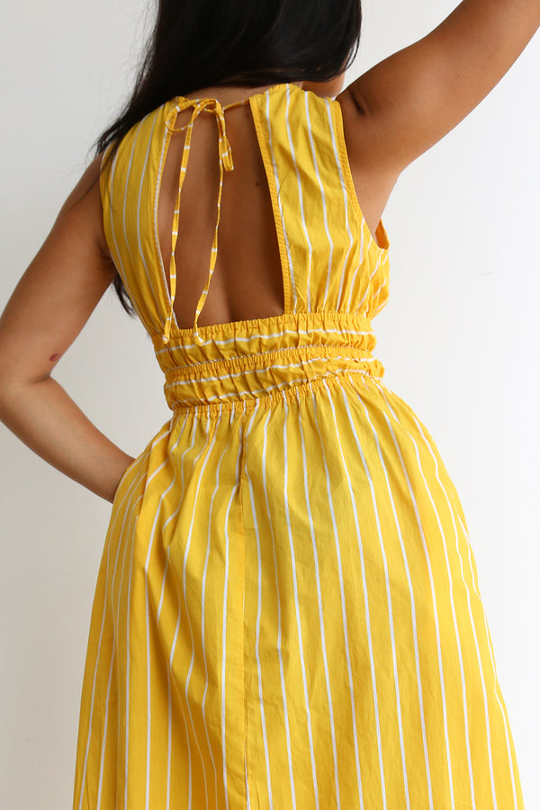 preloved stripe FAITFULL THE BRAND cotton dress