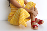 elska clog fire suede