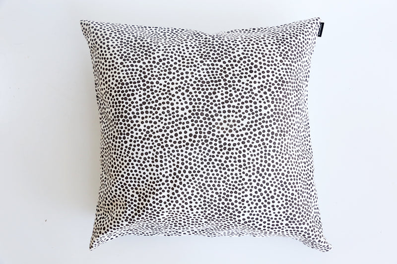 funkis cushion cover 50x50cm black & white marimekko dott