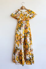 preloved cotton flower dress