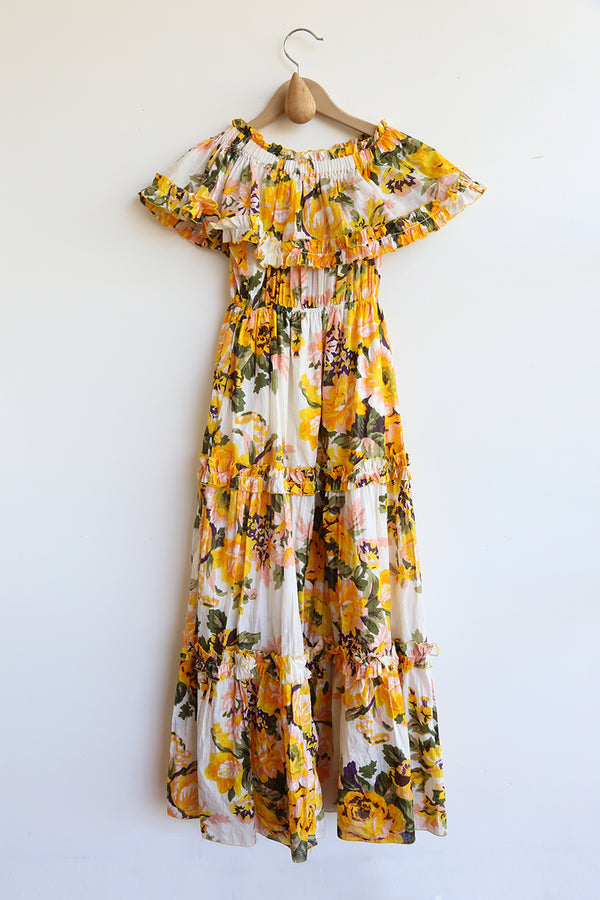 preloved cotton flower dress