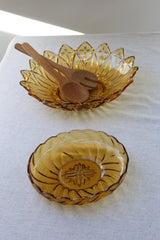 glass bowl yellow