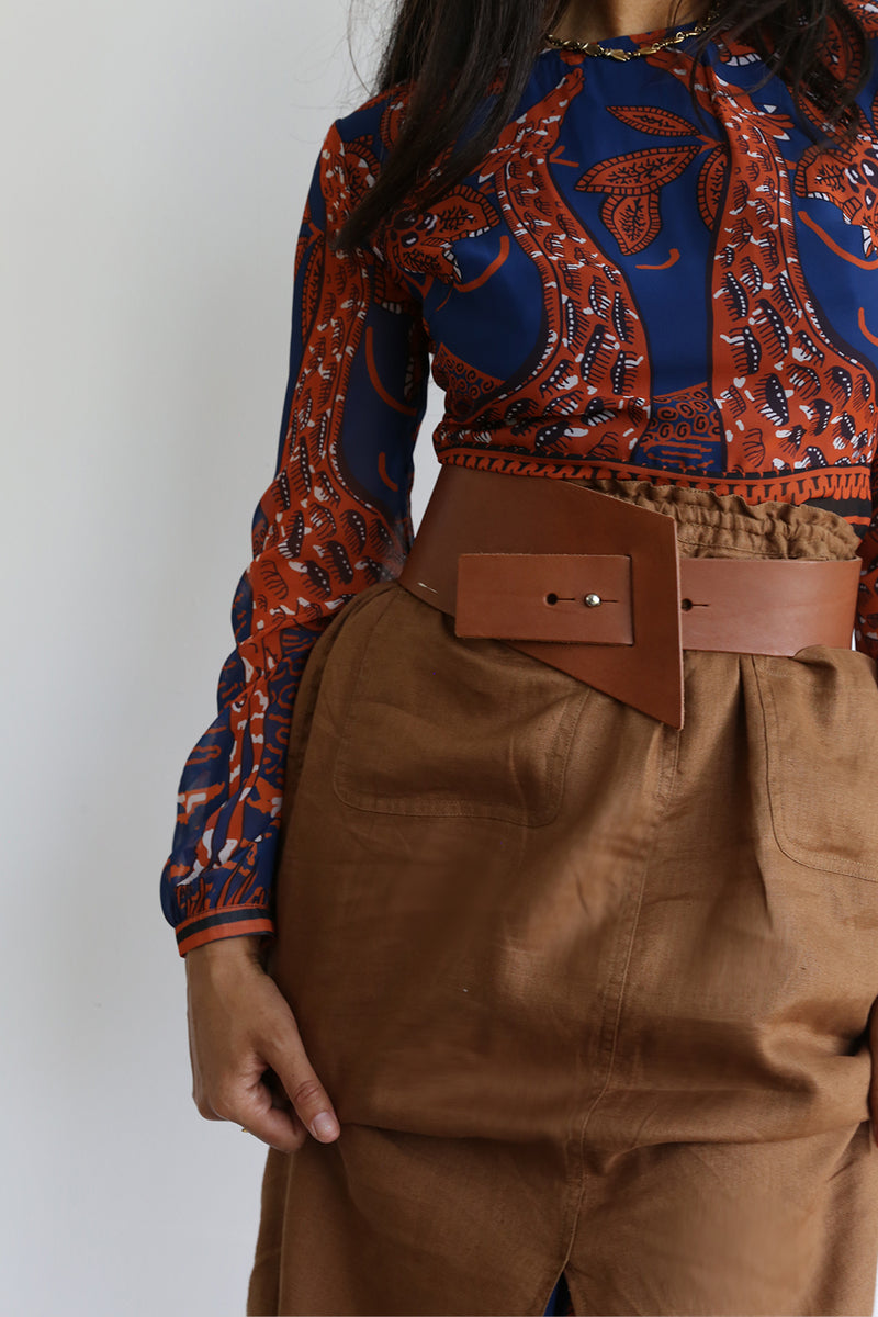 funkis preloved belt elina COGNAC SMALL