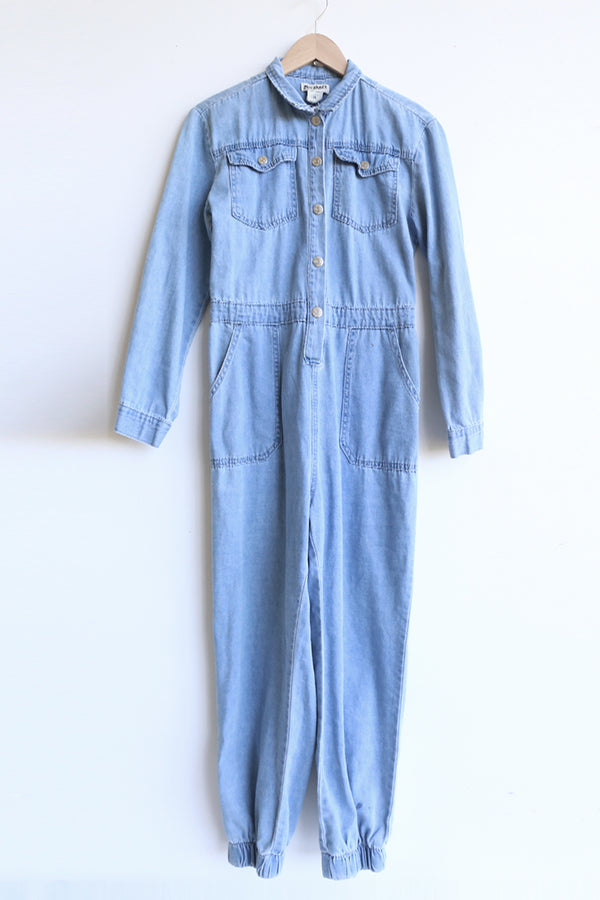 funkis preloved denim jumpsuit XXS