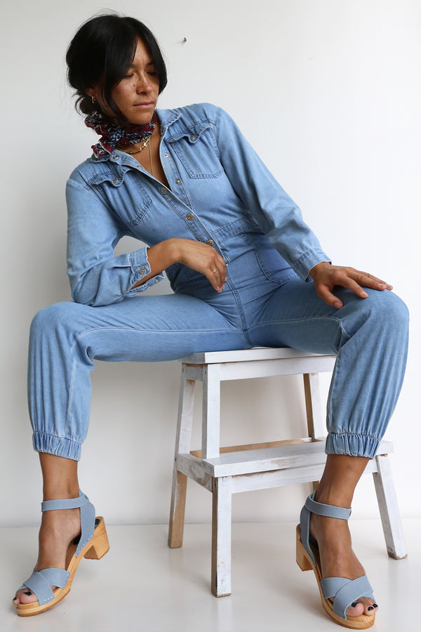 funkis preloved denim jumpsuit XXS