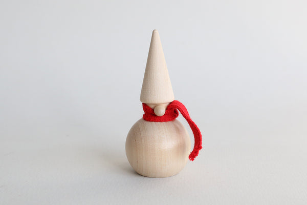round santa natural 11cm
