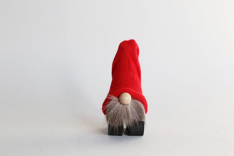 reindeer santa standing red 12cm