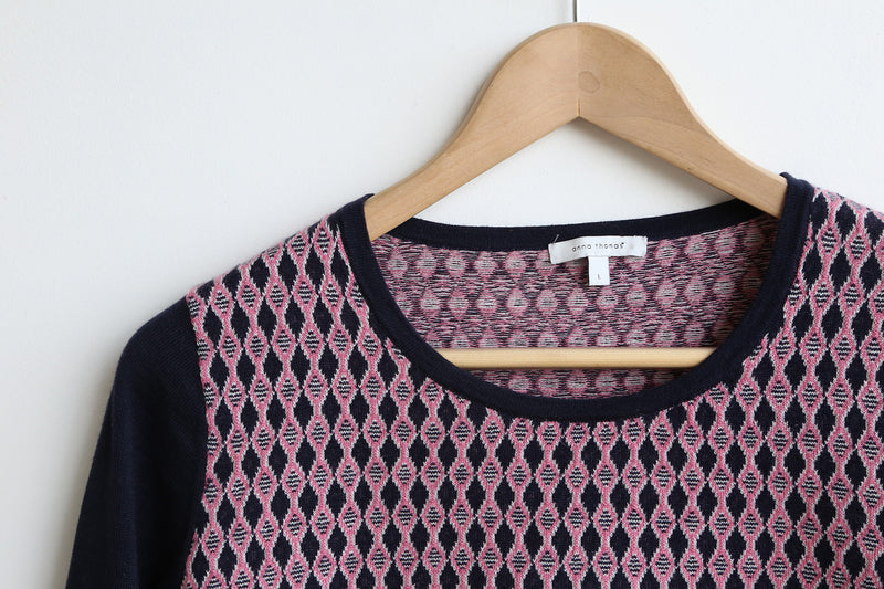 preloved silk wool Anna Thomas jumper