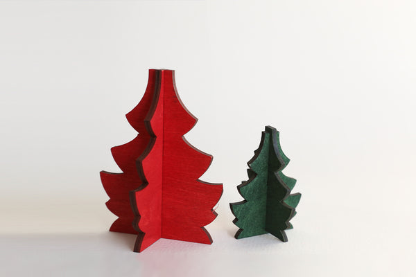 christmas tree double dark green 7cm