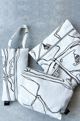 funkis cotton lined wash bag
