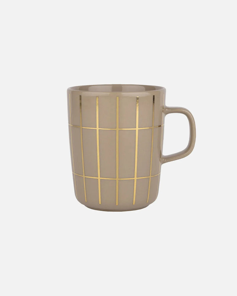 marimekko tiiliskivi mug 2.5dl terra, gold