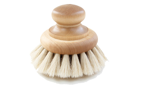 iris bath brush round horse hair