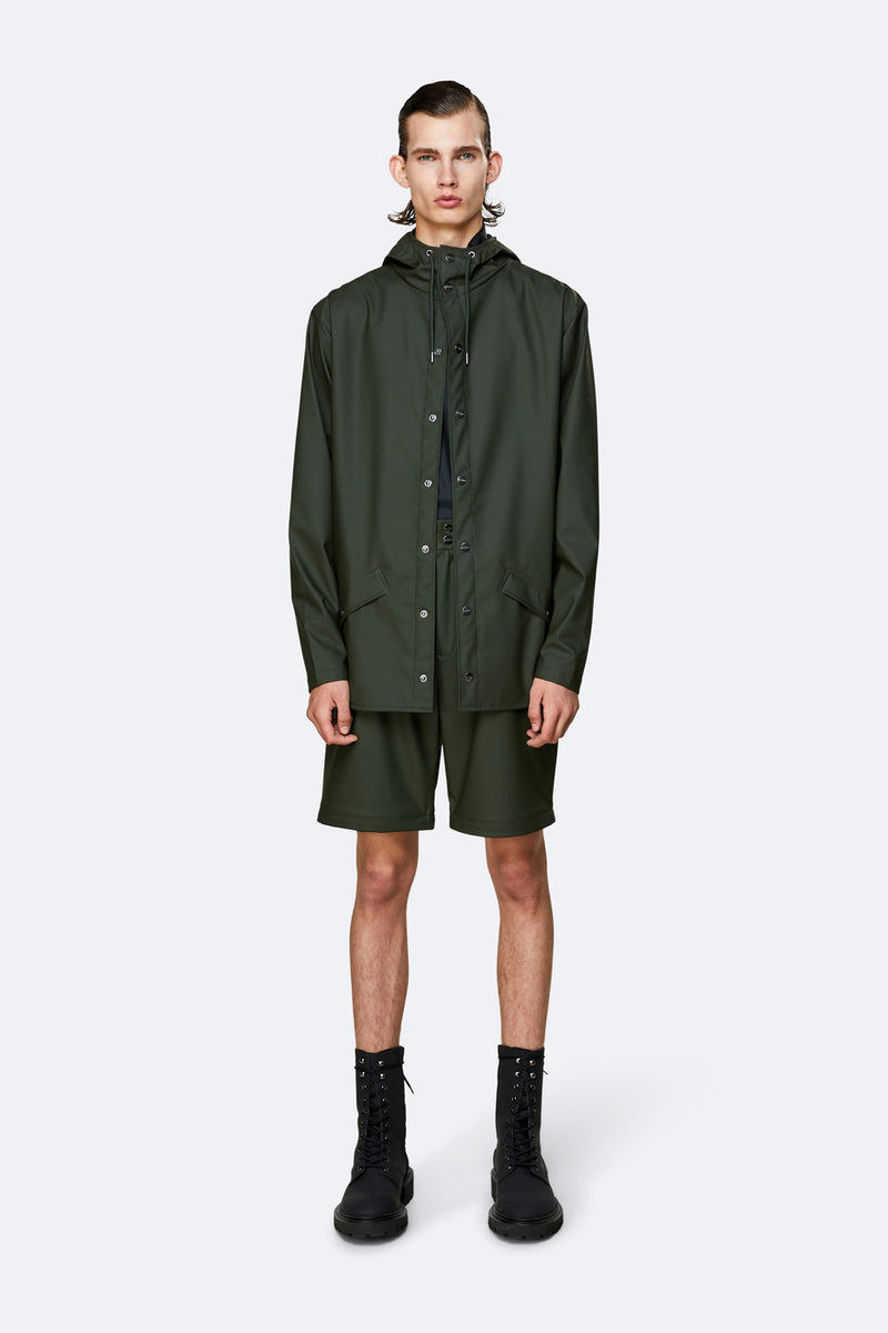 rains jacket green