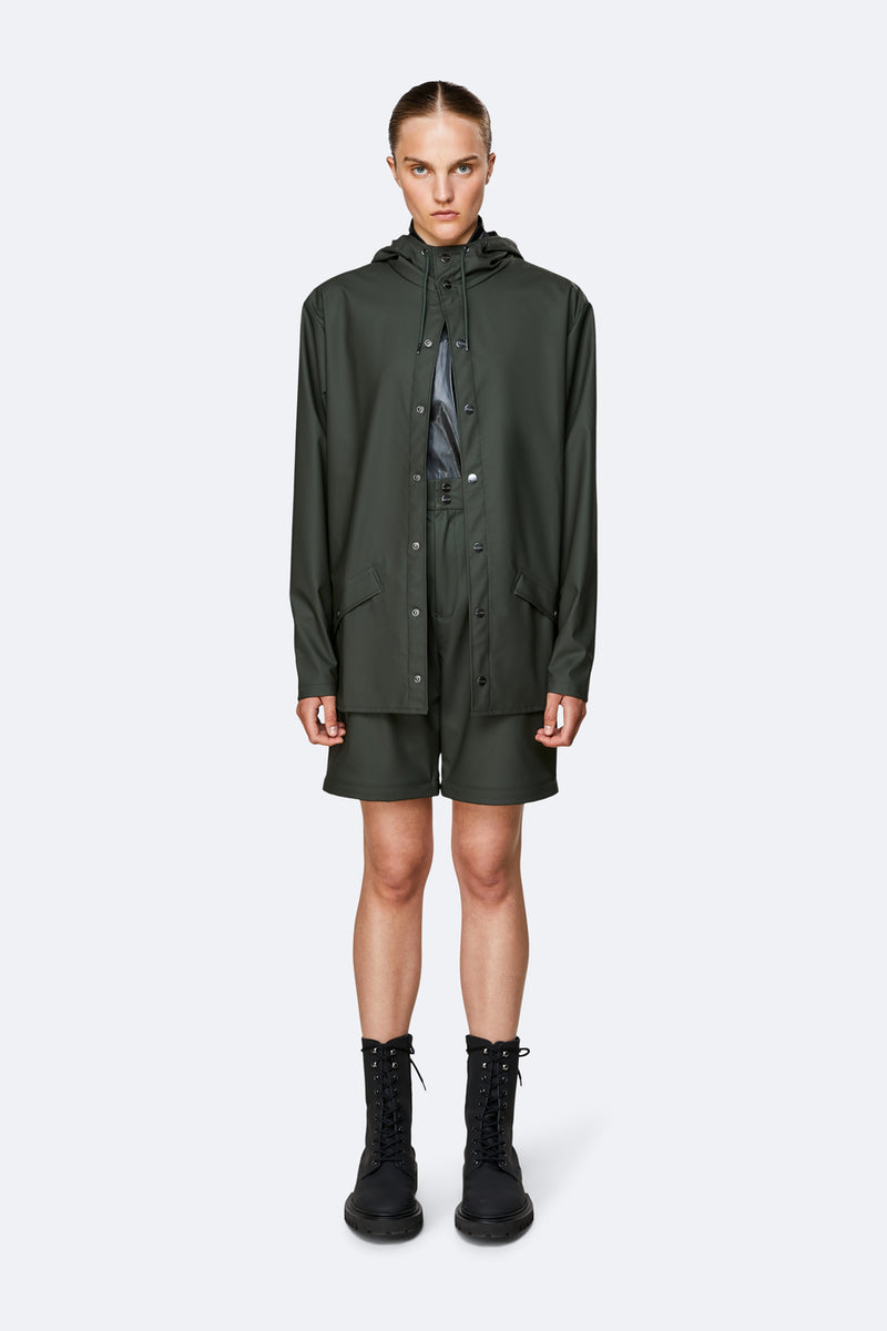rains jacket green