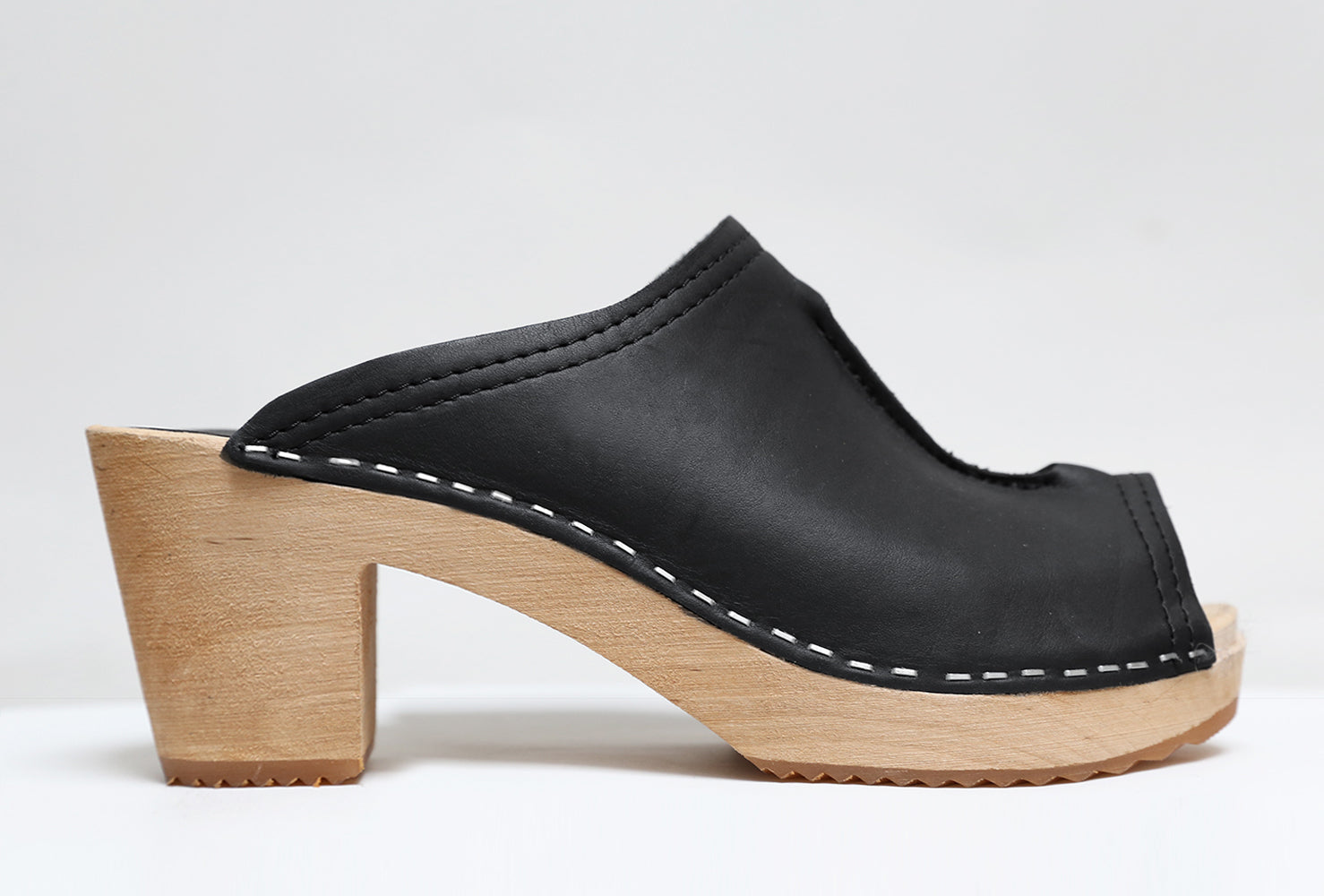 948 lea clog high black – funkis Swedish Forms