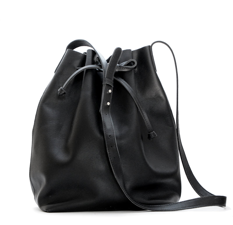 funkis leather bag sara black