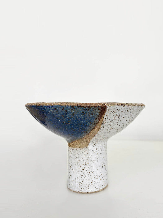 maria lacey jarnflinga Gotteskal bowl on foot small glazed