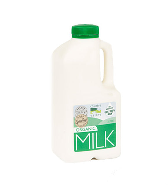Organic Full Cream milk 1L & 2L