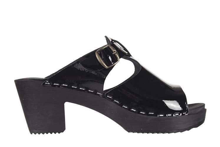 977 t-bar clog black patent