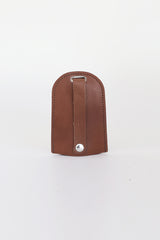 funkis leather key wallet light brown