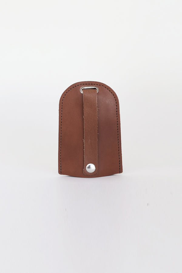 funkis leather key wallet light brown