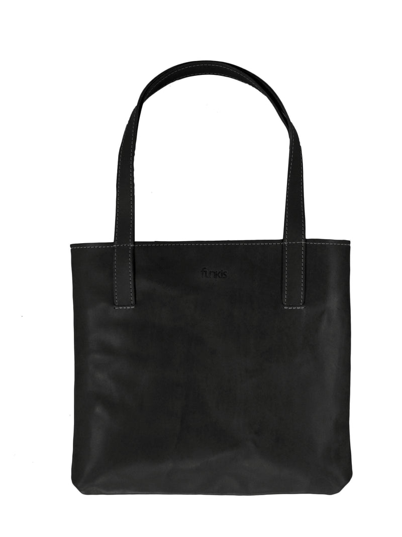 funkis leather bag lina black
