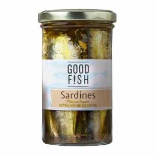 Sardines in organic extra virgin olive oil