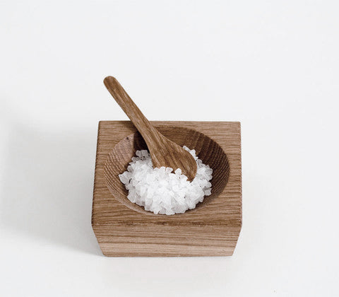 oak salt spoon 8cm